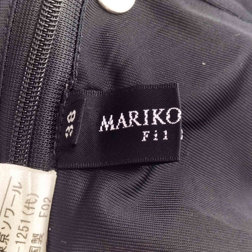 MARIKO KOHGA ベロア スパンコール フリンジ ノースリーブワンピース レディース 38A