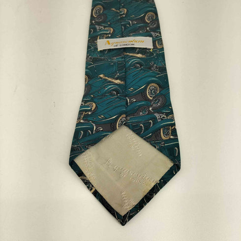 アクアスキュータム AQUASCUTUM 総柄 ネクタイ メンズ