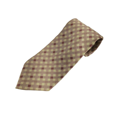 ケンゾーオム KENZO HOMME シルク100 チェック柄 ネクタイ メンズ