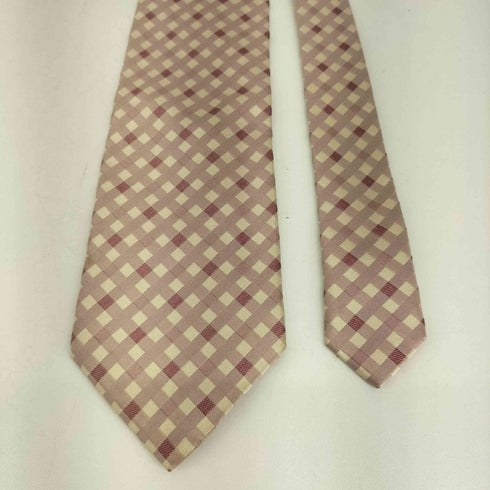 ケンゾーオム KENZO HOMME シルク100 チェック柄 ネクタイ メンズ