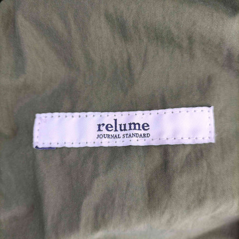 ジャーナルスタンダードレリューム JOURNAL STANDARD relume ノーカラーロングコート レディース FREE