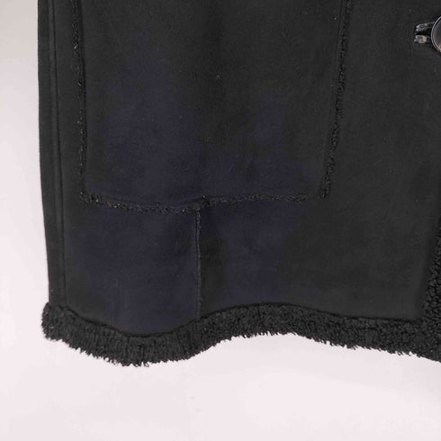 ザラ ZARA フェイクスエード ボアコート レディース import:M