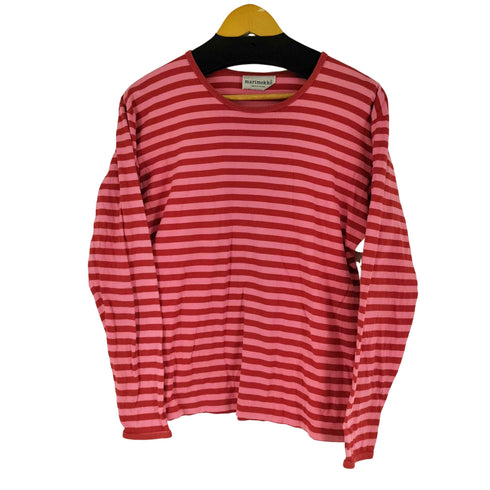 マリメッコ marimekko ボーダー L/S Tシャツ レディース