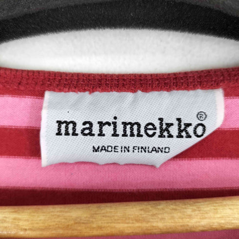 マリメッコ marimekko ボーダー L/S Tシャツ レディース
