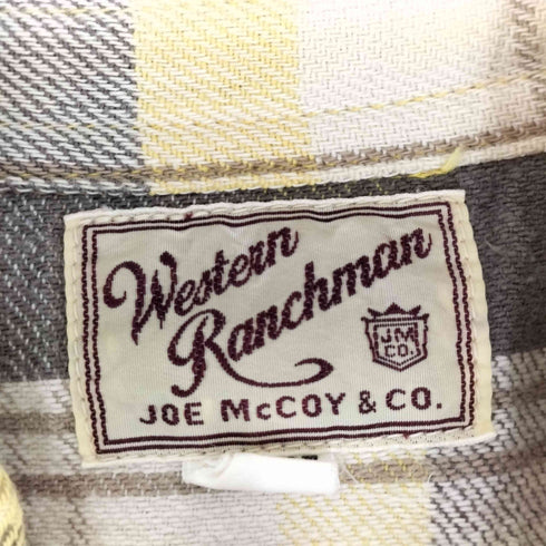 ジョーマッコイ JOE McCOY ウエスタンチェックシャツ メンズ 15