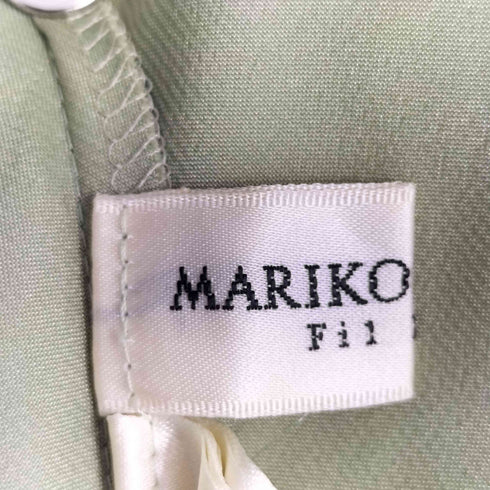 MARIKO KOHGA ラメ フリル ノースリーブワンピース レディース 38A