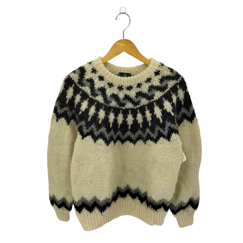 BENKARIS HAND KNIT ノルディック ウール ニット セーター レディース import:M