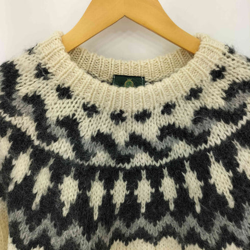 BENKARIS HAND KNIT ノルディック ウール ニット セーター レディース import:M