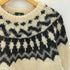 BENKARIS HAND KNIT ノルディック ウール ニット セーター レディース import:M