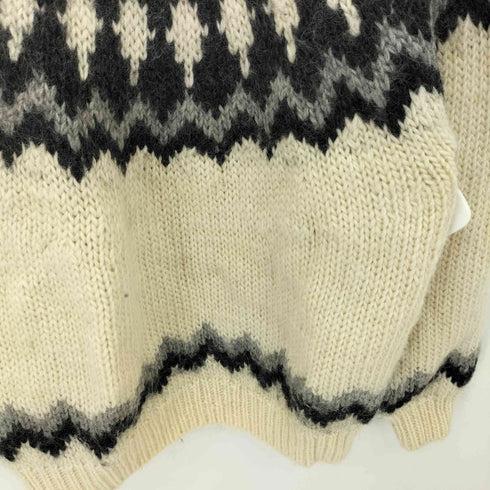 BENKARIS HAND KNIT ノルディック ウール ニット セーター レディース import:M