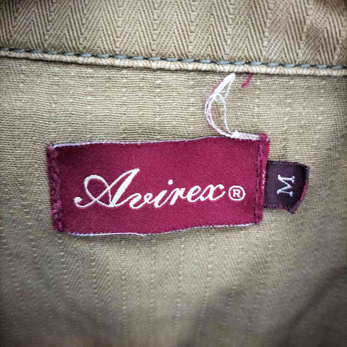 アヴィレックス AVIREX フラップポケット ドローコード ダブルジップ 2WAY セミロング ミリタリージャケット Y2K レディース import:M