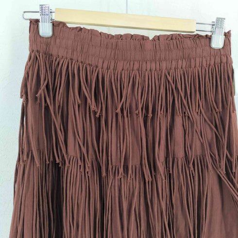 crinkle crinkle crinkle フリンジスカート domestic レディース FREE