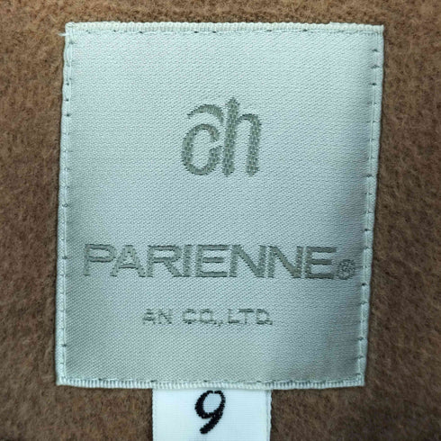 PARIENNE カシミヤ100% ガンフラップ ロングコート レディース JPN:9号