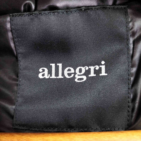 アレグリ allegri ファー付き キルティングダウンコート レディース JPN:40