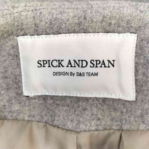 スピックアンドスパン Spick and Span ノーカラーコート レディース FREE