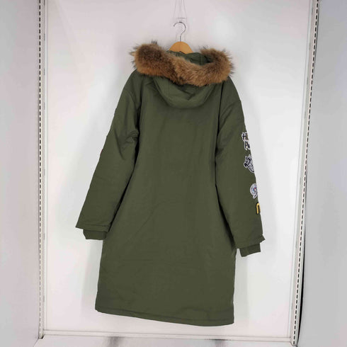 ハイパンダ HIPANDA ラクーンファー パテッド モッズコート メンズ import:XXL