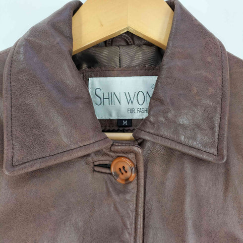 カウレザー ハーフコート レディース JPN:M