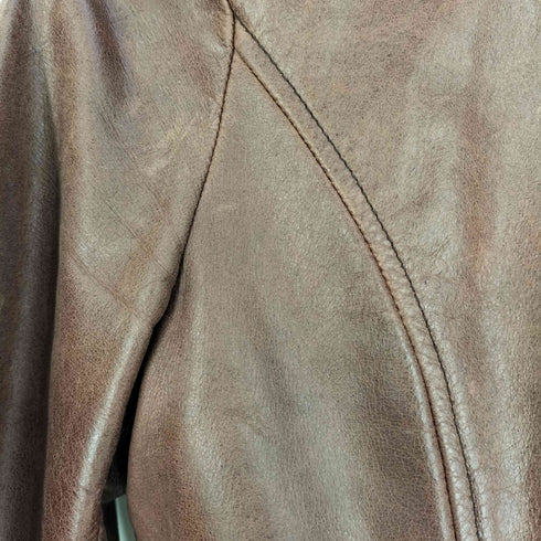 カウレザー ハーフコート レディース JPN:M