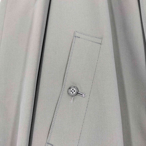 MR.YORK ファーライナー 玉虫 ステンカラーコート メンズ 92A5