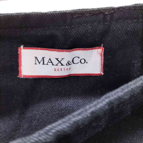 マックスアンドコー MAX & CO. バックル付きベルト フリントスリット タイトスカート レディース