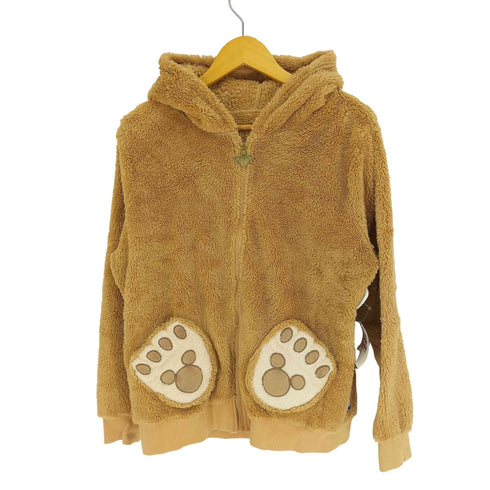 18AW 廃版 TDS テーマパーク キャラクター 耳付き ジップアップ パーカー フーディ レディース JPN:L