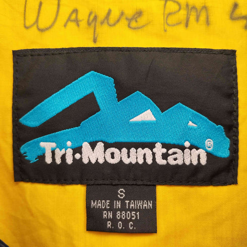 トライマウンテン TRI-MOUNTAIN 企業ロゴ コットンポリ ジャケット メンズ import:S