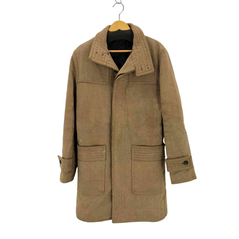 ゴーサンゴーイチプールオム 5351 POUR LES HOMMES ウールポリ比翼ステンカラーコート メンズ JPN:3