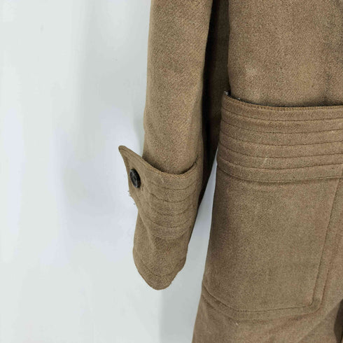 ゴーサンゴーイチプールオム 5351 POUR LES HOMMES ウールポリ比翼ステンカラーコート メンズ JPN:3