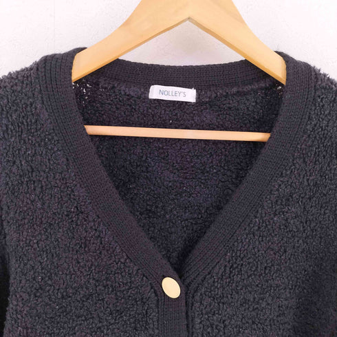 ノーリーズ NOLLEY’S フェザーヤーンVネックカーディガン レディース JPN:38