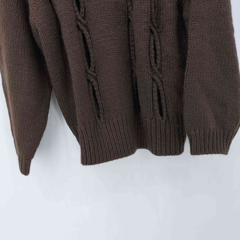 マウジー moussy CUT OUT DESIGN KINT カット アウト デザイン ニット レディース FREE