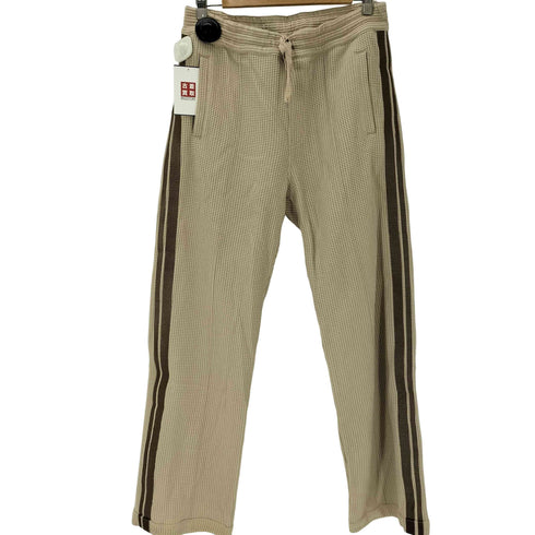 オニツカタイガー ONITSUKA TIGER TRACK PANTS サイドライン ワッフル トラック パンツ ジャージ メンズ L