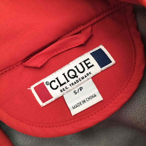 clique 企業ロゴ 裏地フリース ジャケット メンズ import:S