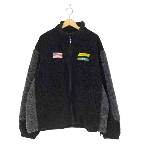 エクストララージ XLARGE PANELED BOA FLEECE JACKET メンズ XL