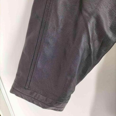 パルティーナ PARTINA 裏地キルティングジップアップレザージャケット メンズ JPN:L