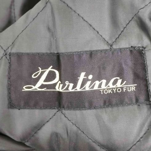パルティーナ PARTINA 裏地キルティングジップアップレザージャケット メンズ JPN:L
