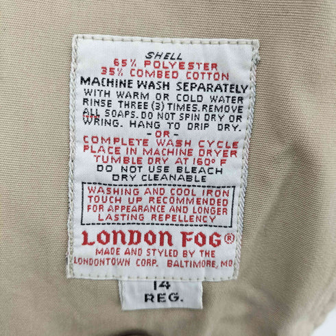 ロンドンフォグ LONDON FOG 裏地チェック トレンチコート レディース 14REG