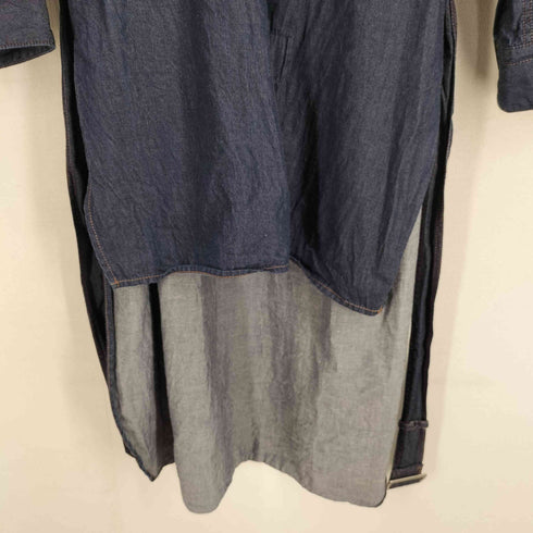 メゾンミハラヤスヒロ Maison MIHARA YASUHIRO L/S デニム シャツワンピース レディース 46