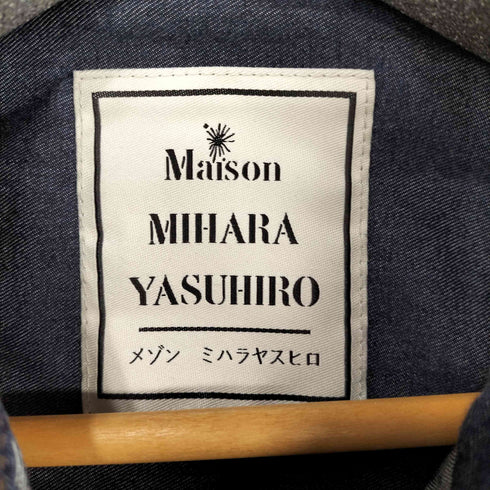 メゾンミハラヤスヒロ Maison MIHARA YASUHIRO L/S デニム シャツワンピース レディース 46