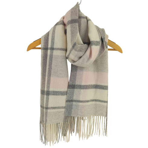 ボルサリーノ Borsalino カシミヤ チェック マフラー メンズ