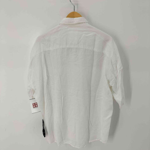 シャリーフ SHAREEF フロントフラワー エンブロイダリー レーヨン 半袖シャツ 花刺繍 メンズ JPN:1