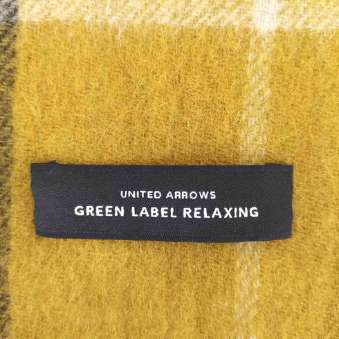 ユナイテッドアローズグリーンレーベルリラクシング UNITED ARROWS green label relaxing SC ウールチェックストール レディース