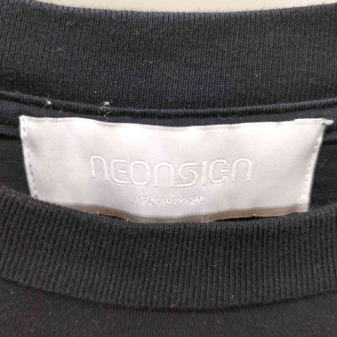 ネオンサイン NEON SIGN プリント Tシャツ メンズ JPN:48