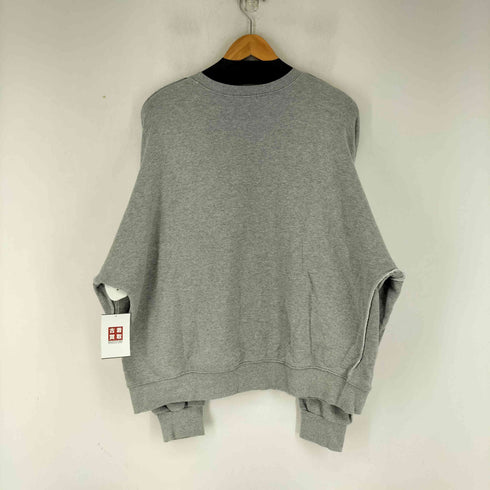 ARRANGE ダメージ加工 ステッチデザインワイドスウェットプルオーバー レディース