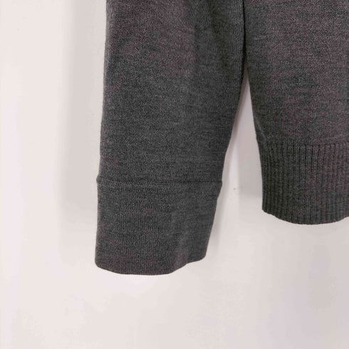 バーバリーブラックレーベル BURBERRY BLACK LABEL ロゴ刺繍ウールニット メンズ JPN:3