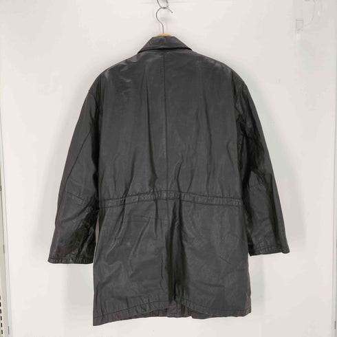 PIERRE BONEE ジップアップカウレザーコート メンズ LL