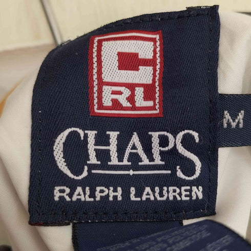 チャップスラルフローレン CHAPS RALPH LAUREN 90s ロゴ刺繍 裾ドローコード マウンテンパーカー メンズ import:L