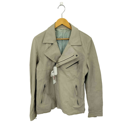 ピーエスポールスミス PS Paul Smith ラムレザー ダブルライダースジャケット メンズ import:L