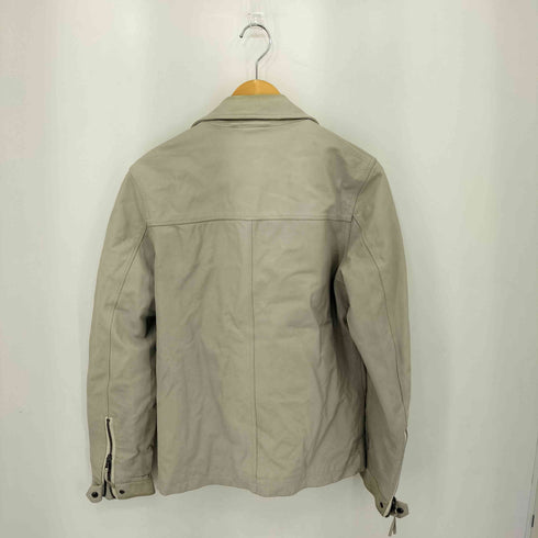 ピーエスポールスミス PS Paul Smith ラムレザー ダブルライダースジャケット メンズ import:L