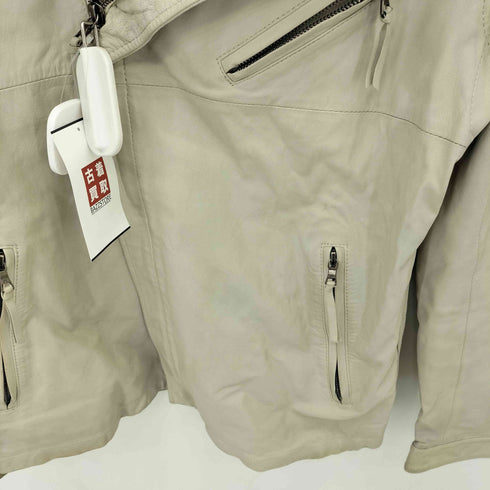 ピーエスポールスミス PS Paul Smith ラムレザー ダブルライダースジャケット メンズ import:L