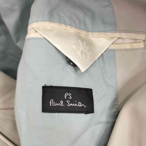 ピーエスポールスミス PS Paul Smith ラムレザー ダブルライダースジャケット メンズ import:L